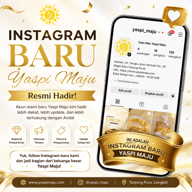 Yaspi Maju Resmi Hadir di Instagram, Semakin Dekat dengan Pelanggan