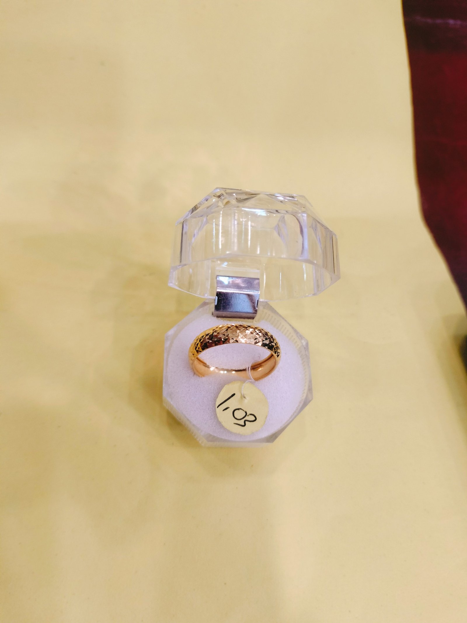 Cincin Belah Rotan Ukir