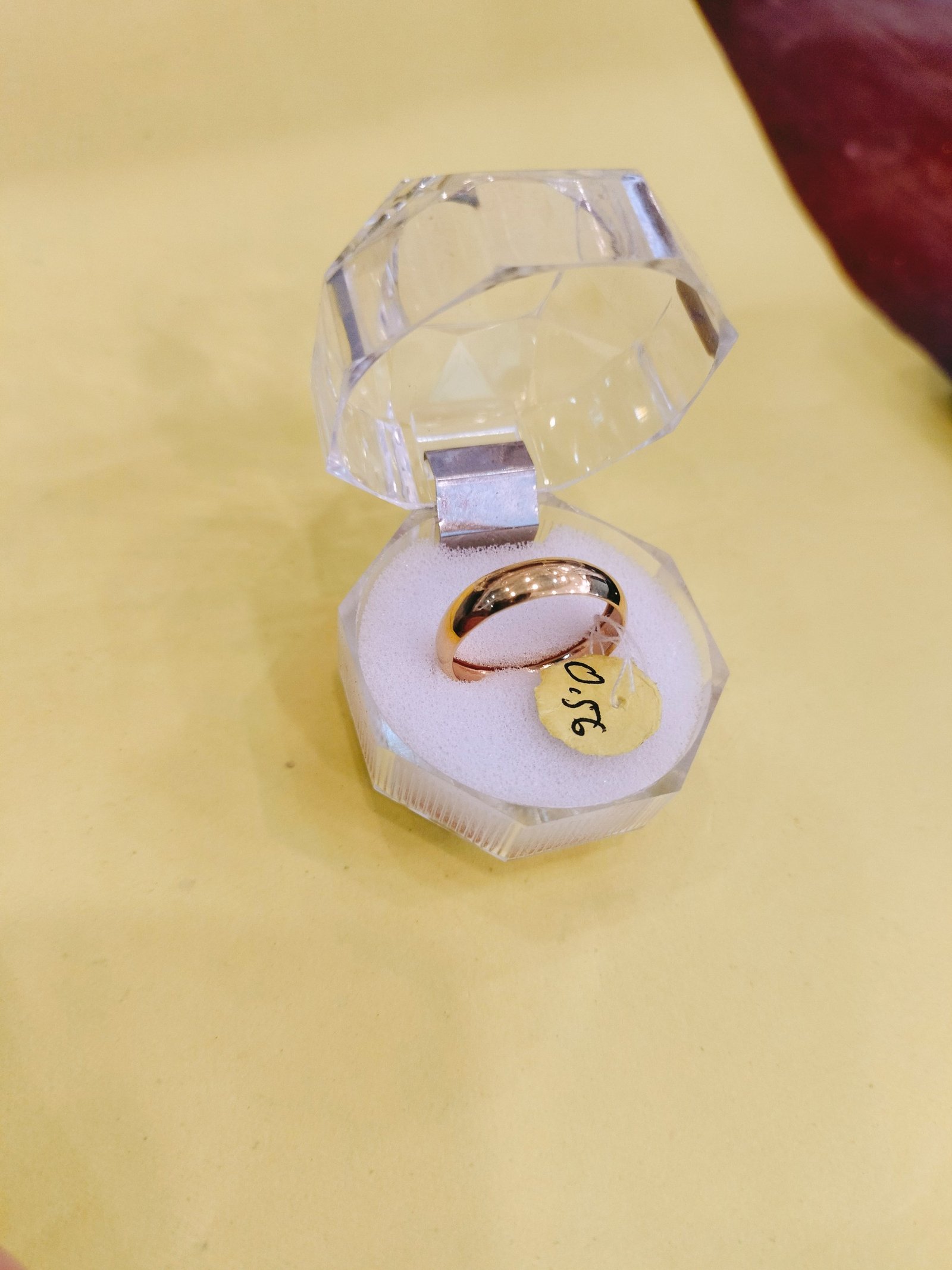 Cincin Belah Rotan Polos