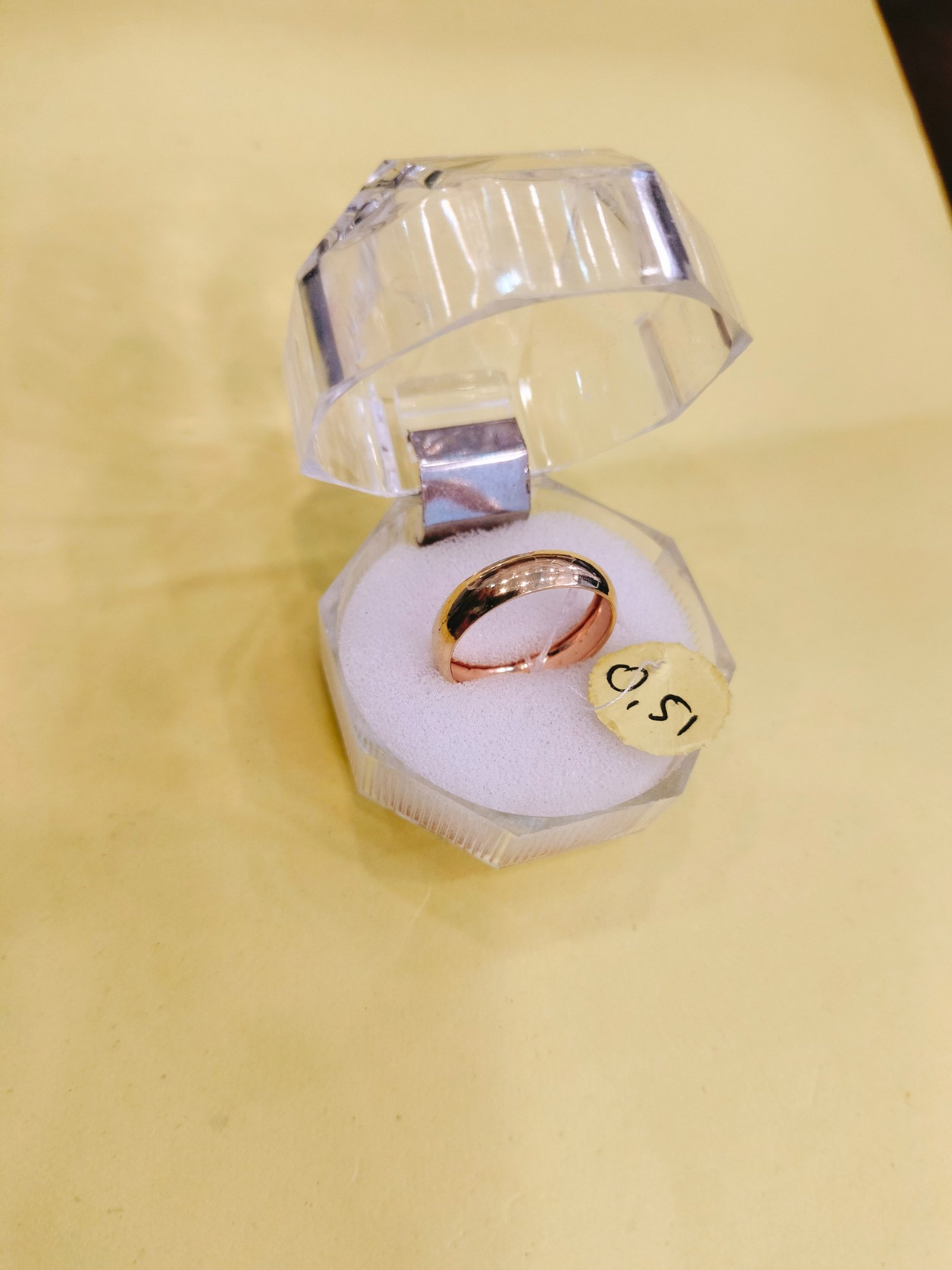 Cincin Belah Rotan Polos