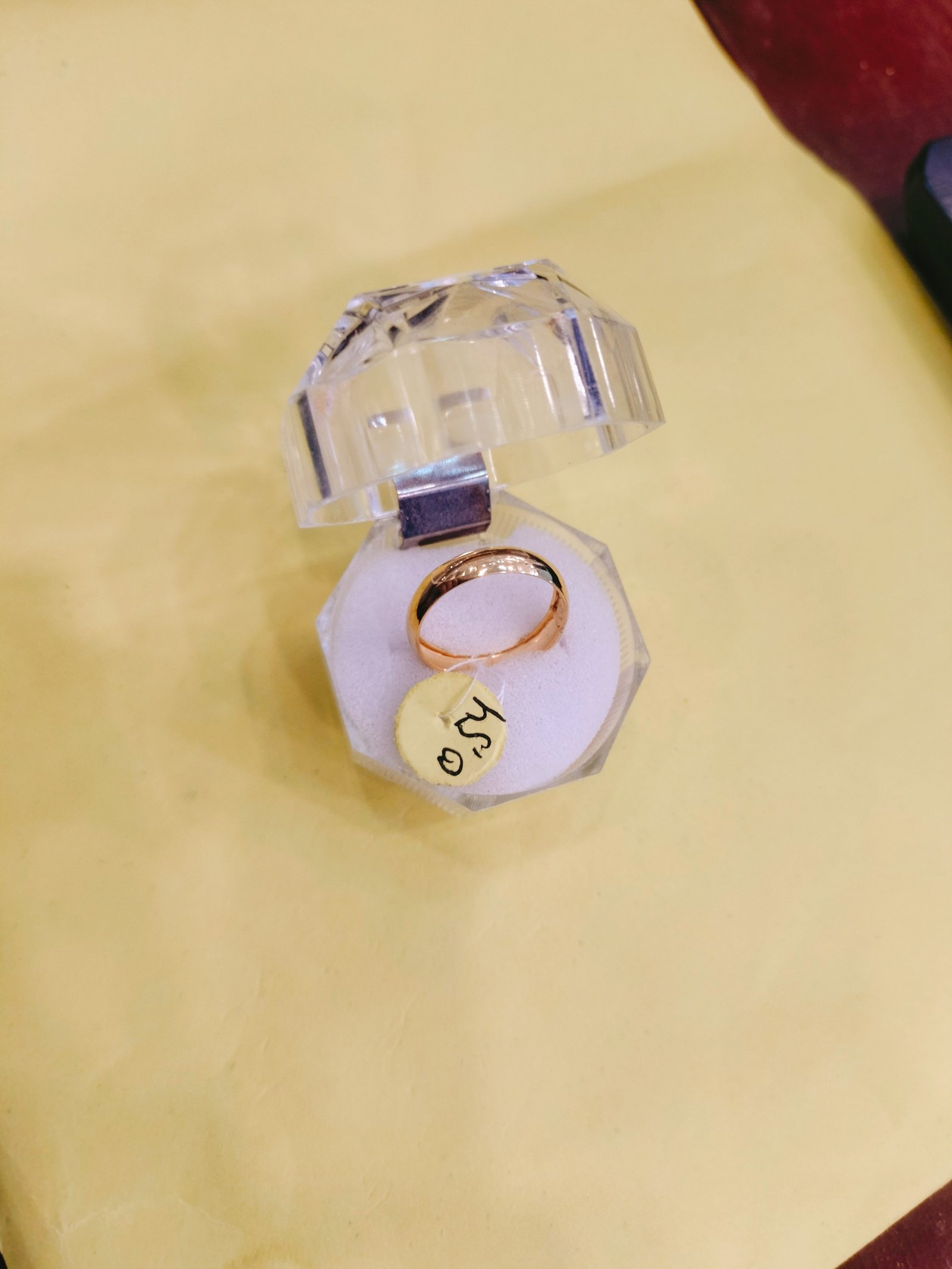 Cincin Belah Rotan Polos
