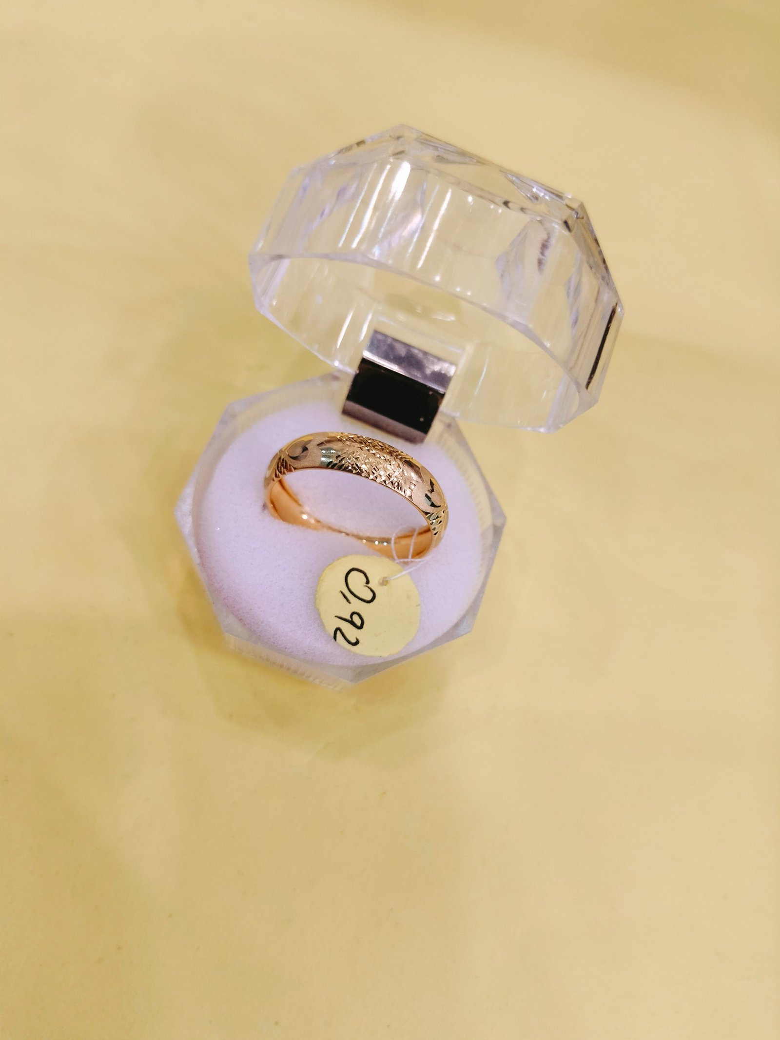 Cincin Belah Rotan Ukir