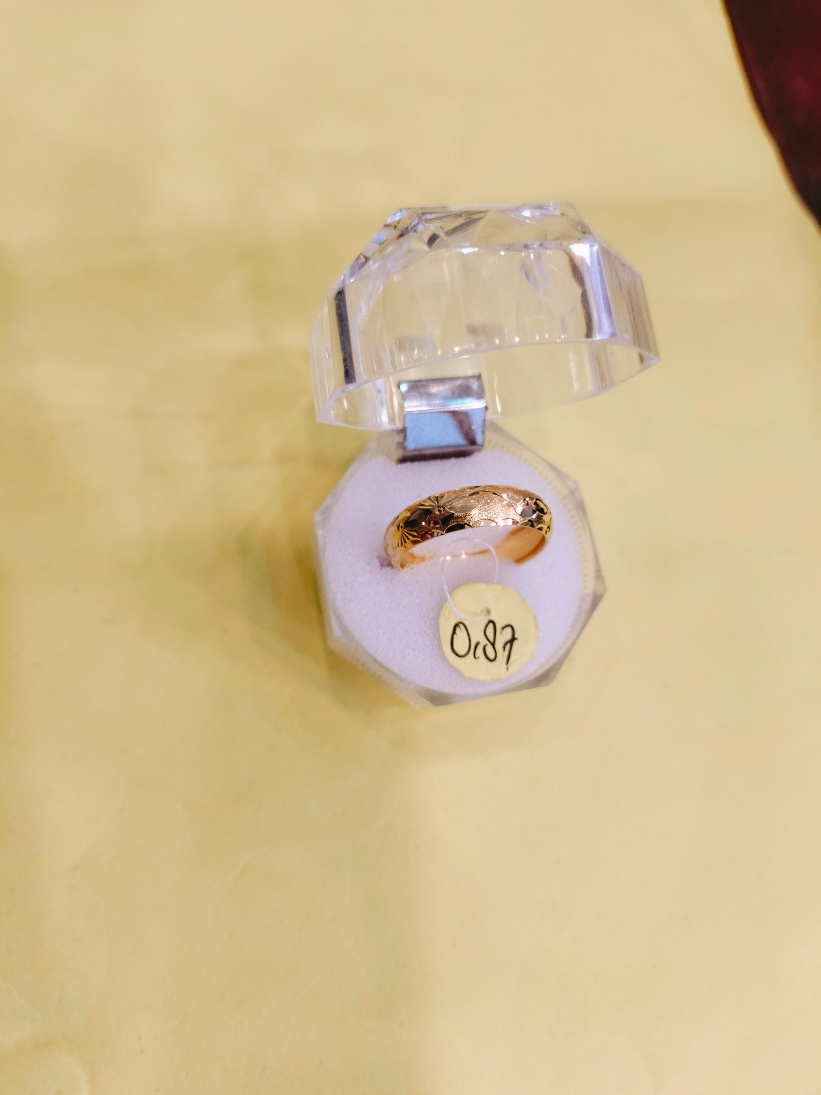 Cincin Belah Rotan Ukir
