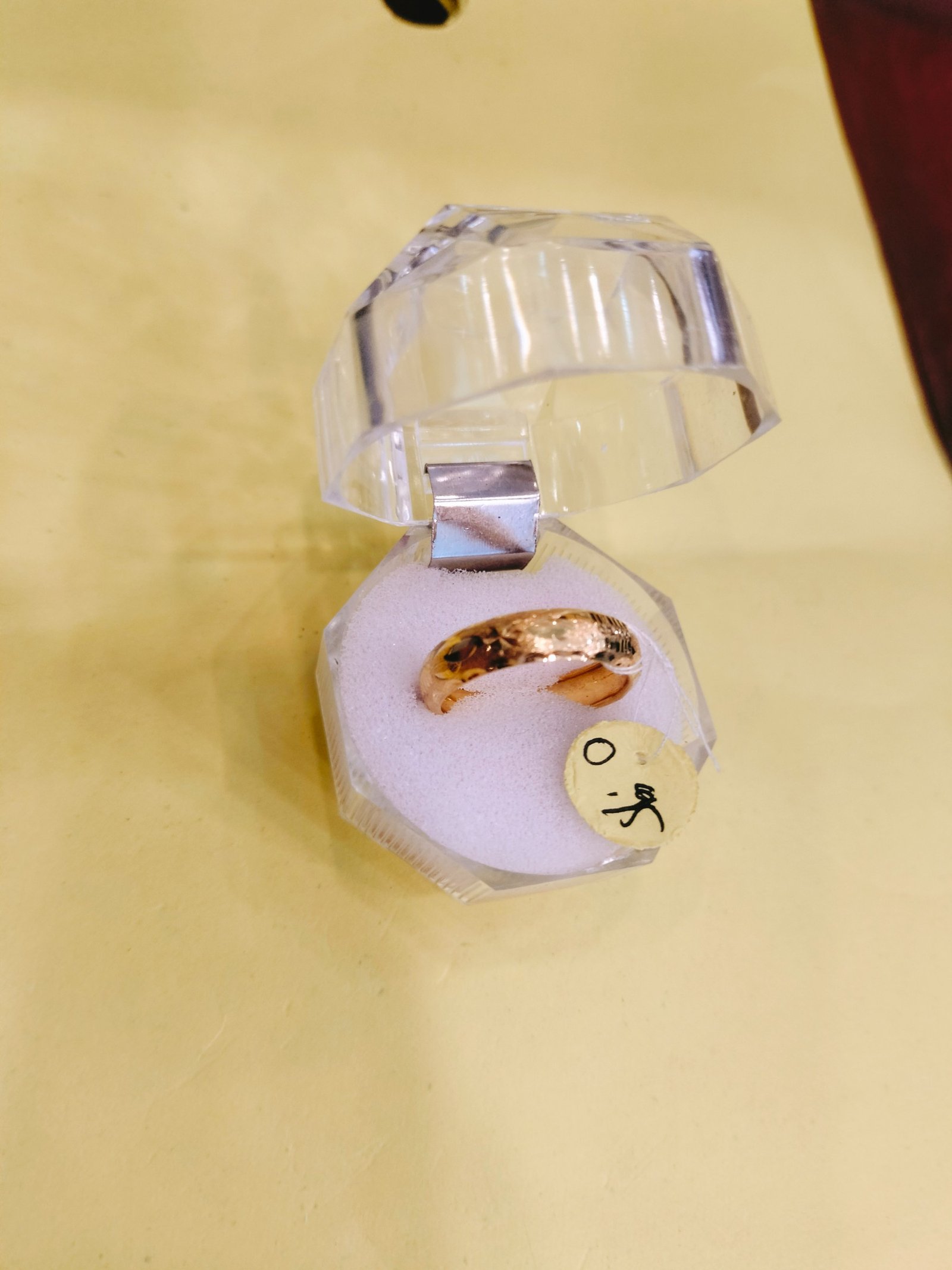 Cincin Belah Rotan Ukir