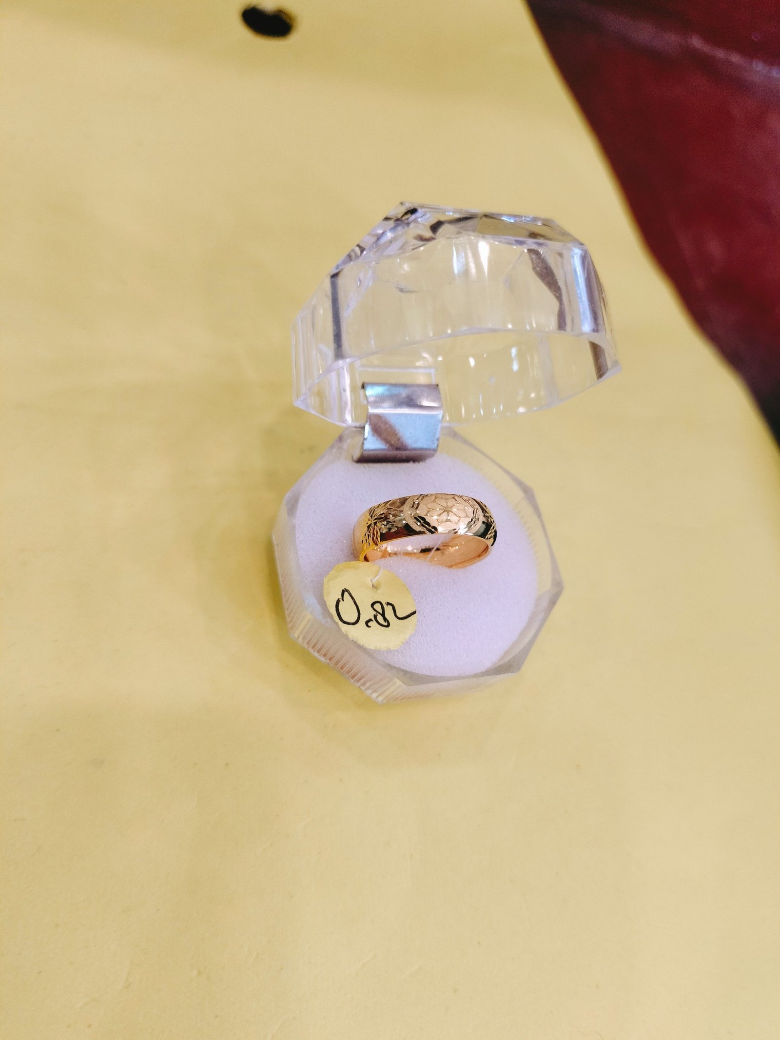 Cincin Belah Rotan Ukir