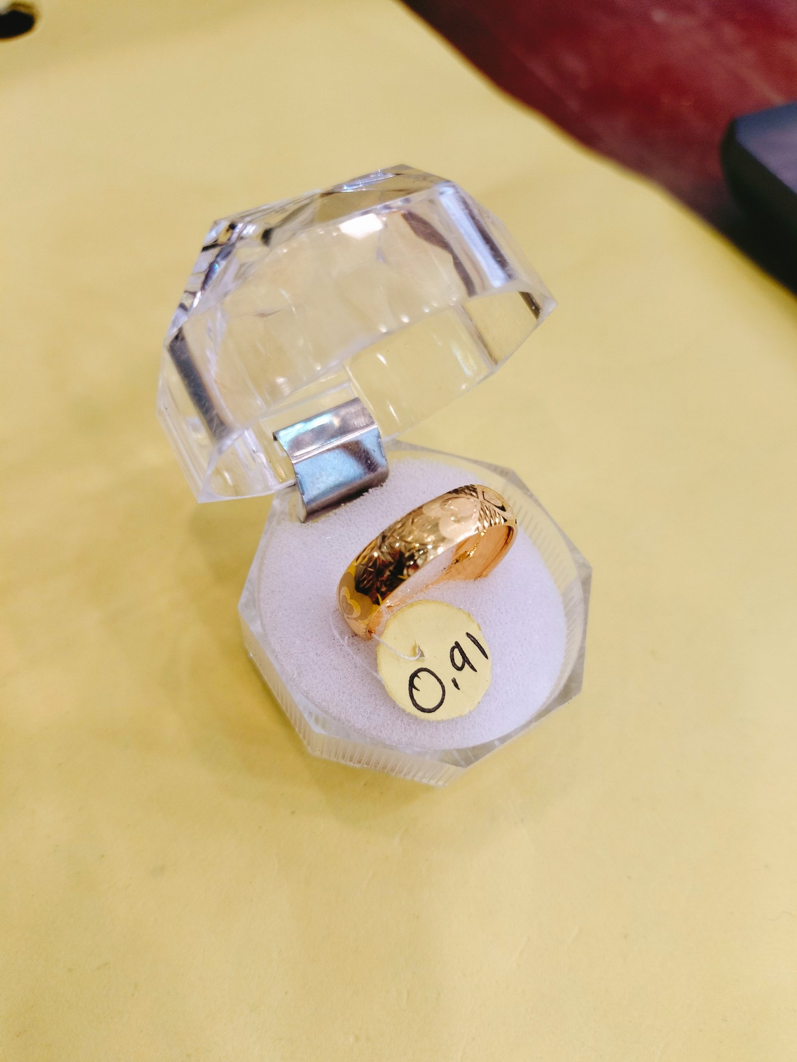 Cincin Belah Rotan Ukir