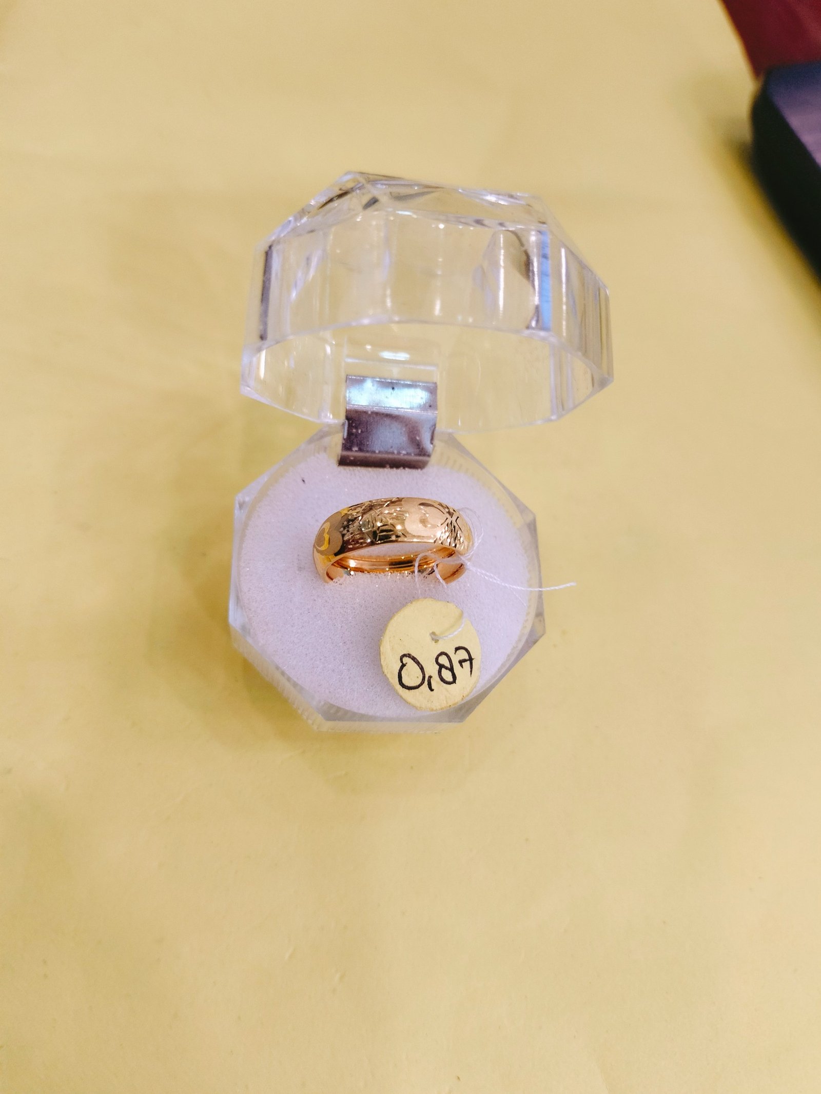 Cincin Belah Rotan Ukir